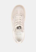 Pantofi sport off-white, dusty rose cu finisaj perlat c-445 - imagine 3