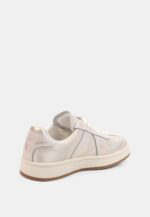 Pantofi sport off-white, dusty rose cu finisaj perlat c-445 - imagine 4