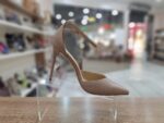 Pantofi decupati nude din piele naturala c966 - imagine 4
