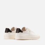 Pantofi sport de dama albi din piele naturala c-443 - imagine 5