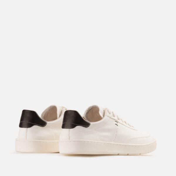 Pantofi sport de dama albi din piele naturala c-443 - imagine 5