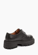 Pantofi negri de dama cu sireturi c-82 - imagine 4