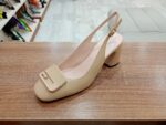 Pantofi decupati bej c-498 - imagine 4