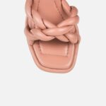 Sandale cu barete impletite si toc gros c-527 - imagine 5