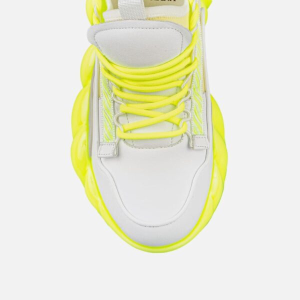 Pantofi sport alb si verde neon c-452 - imagine 5