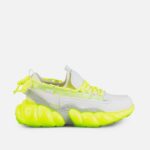Pantofi sport alb si verde neon c-452 - imagine 2